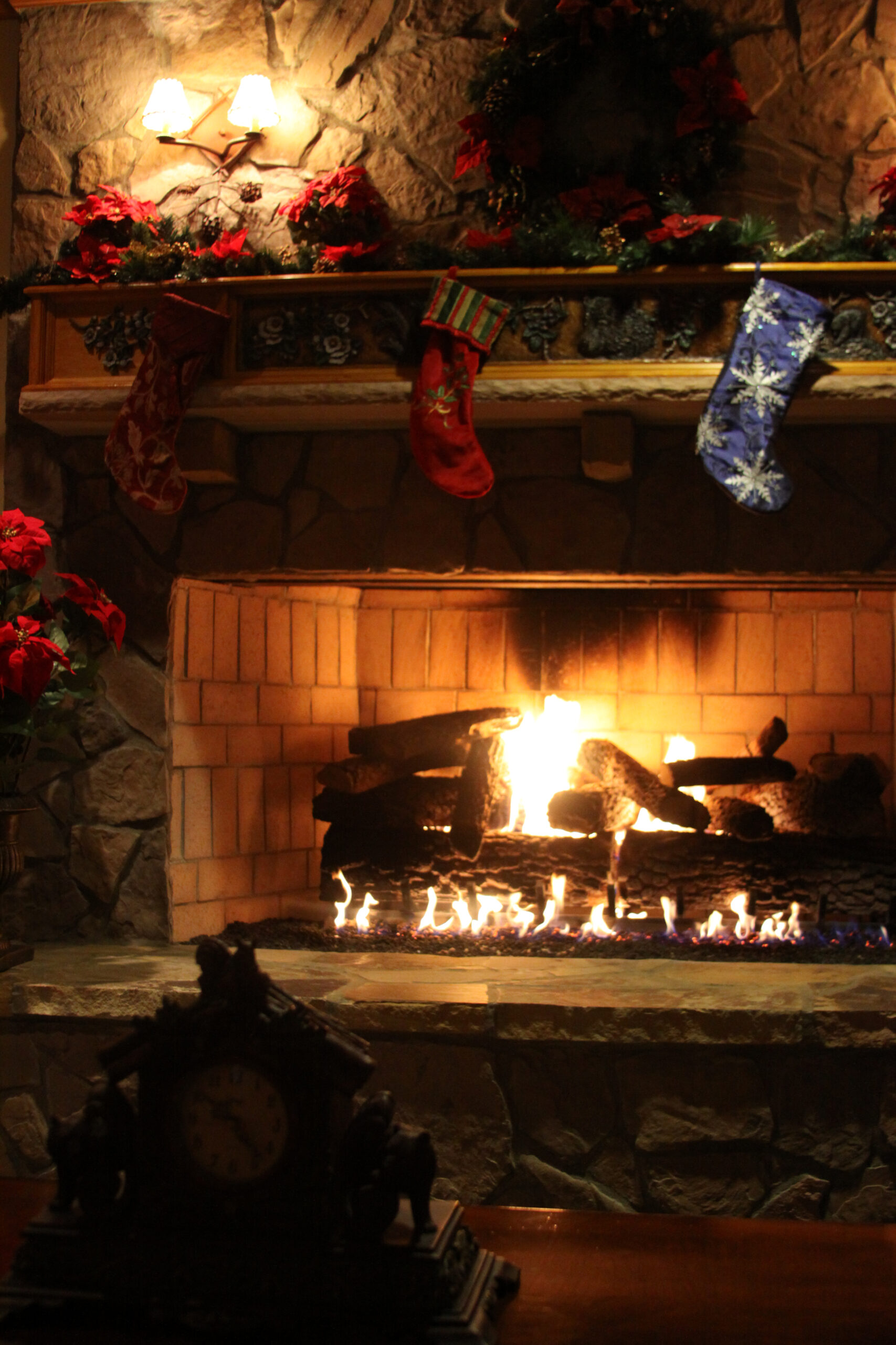 Cozy Fireplace Feature