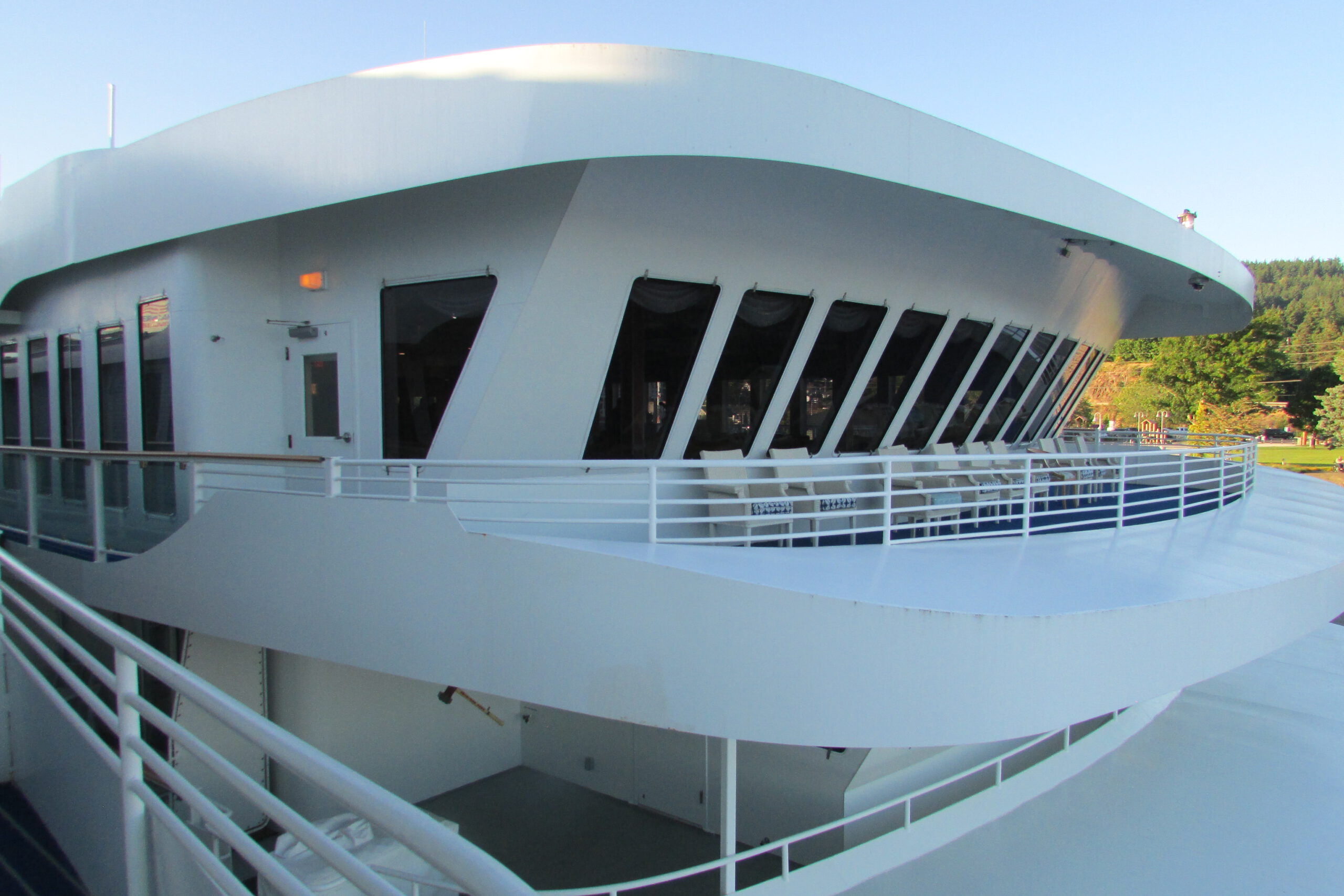 Glass-Enclosed Sky Lounge